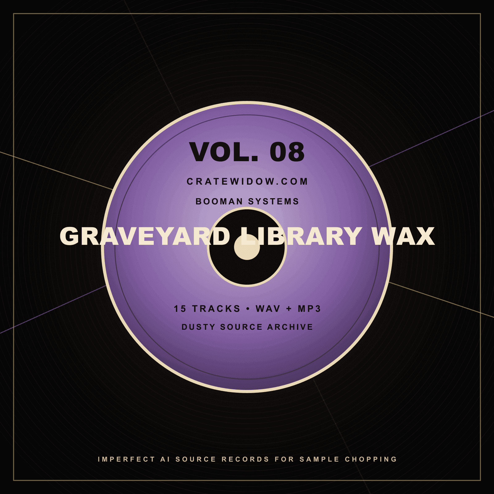 Vol. 08: Graveyard Library Wax cover art