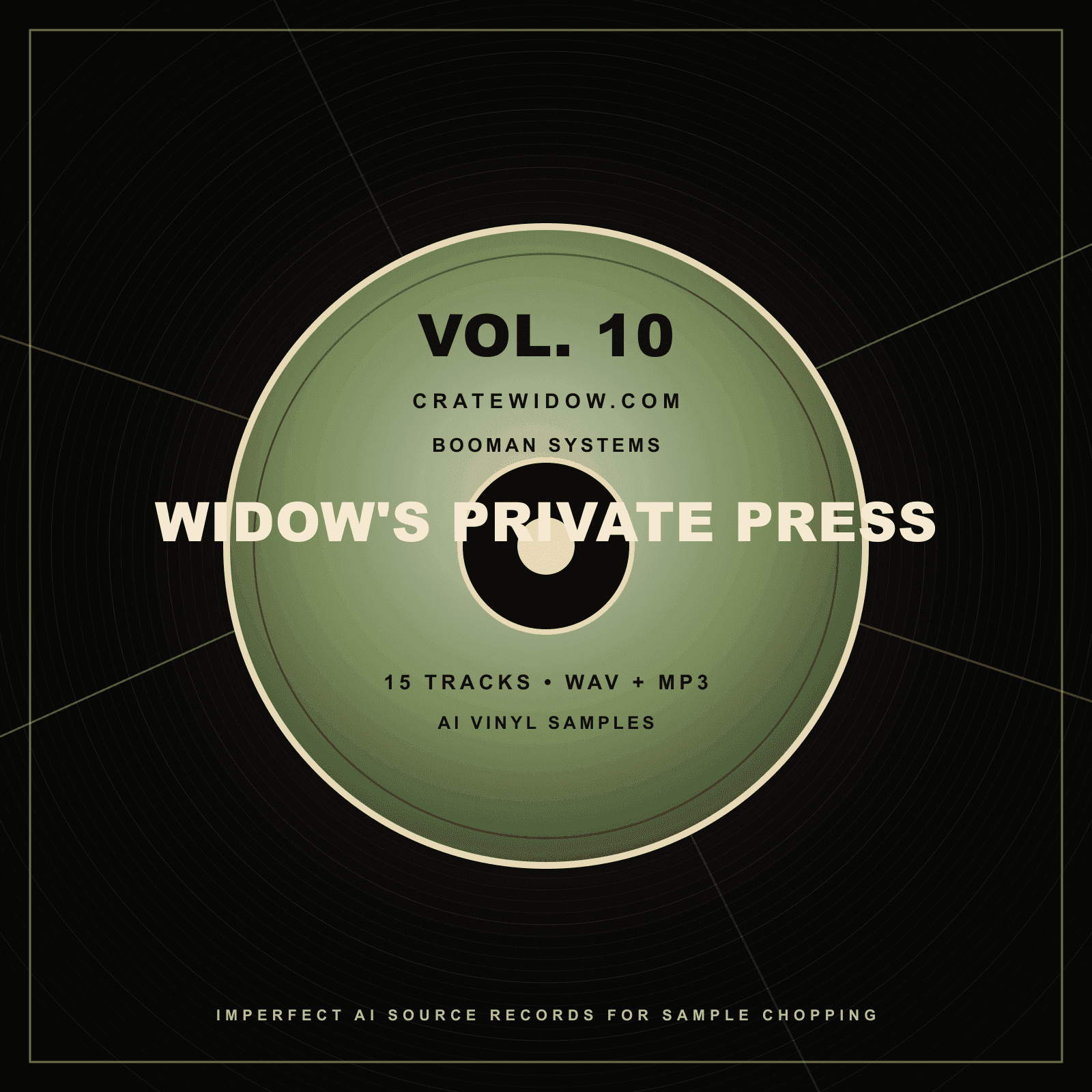 Vol. 10: Widow's Private Press cover art